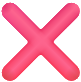 ❌